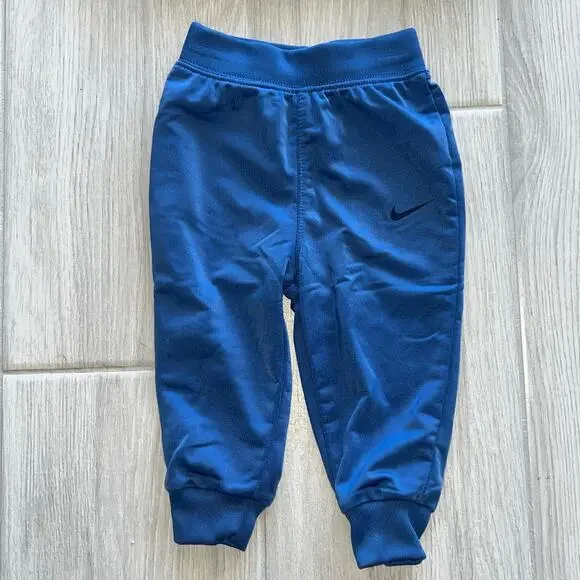 Nike Boy's 12M Futura Tricot Blue Jacket And Pants Set - Picture 4 of 7